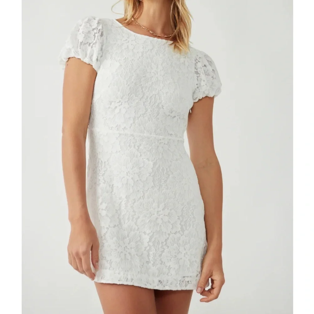 Free People Hailee Lace Mini Dress